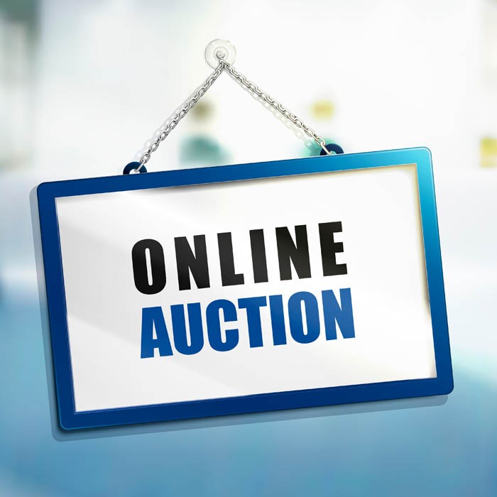 Online Auction Sign